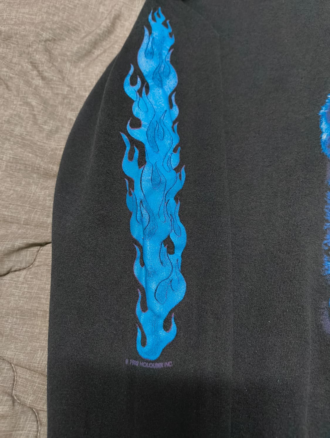 90s 할리데이비슨 울프 플레임 스웻셔츠 XL 상품이미지2