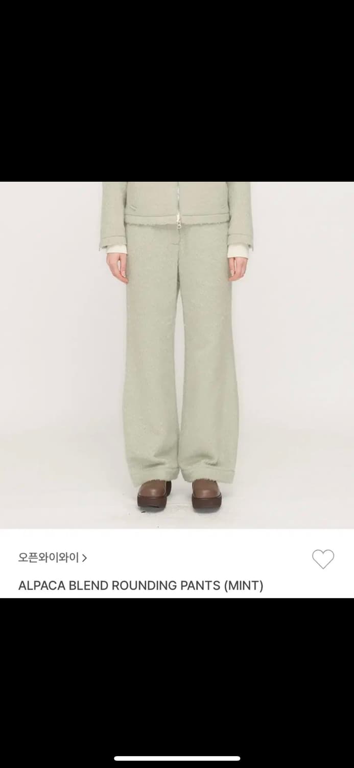 OPEN YY 오픈 와이와이 팬츠 민트 상품이미지1