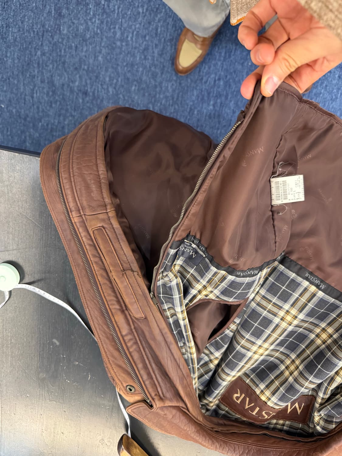 빈티지 오버핏 양가죽 자켓  상품이미지5