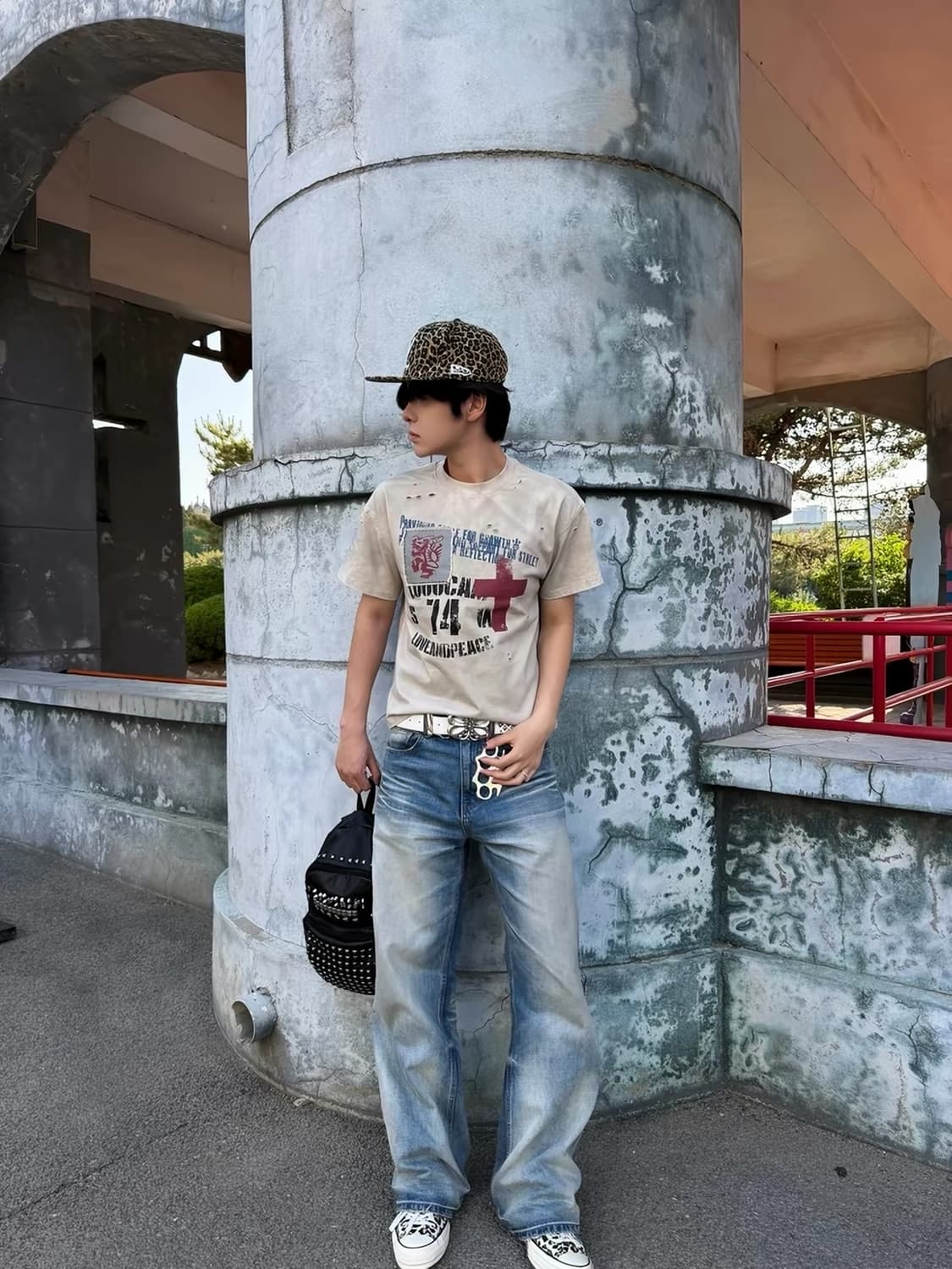 VINTAGE mood distressed T-shirt 상품이미지6