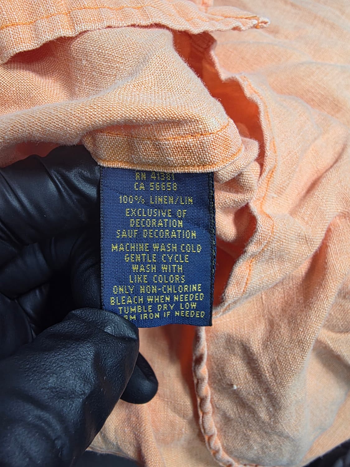 Polo 폴로 랄프로렌 오렌지 셔츠 XS (캐주얼) 상품이미지5