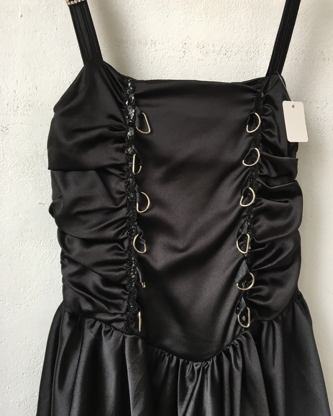 Glossy shirring dress 상품이미지5