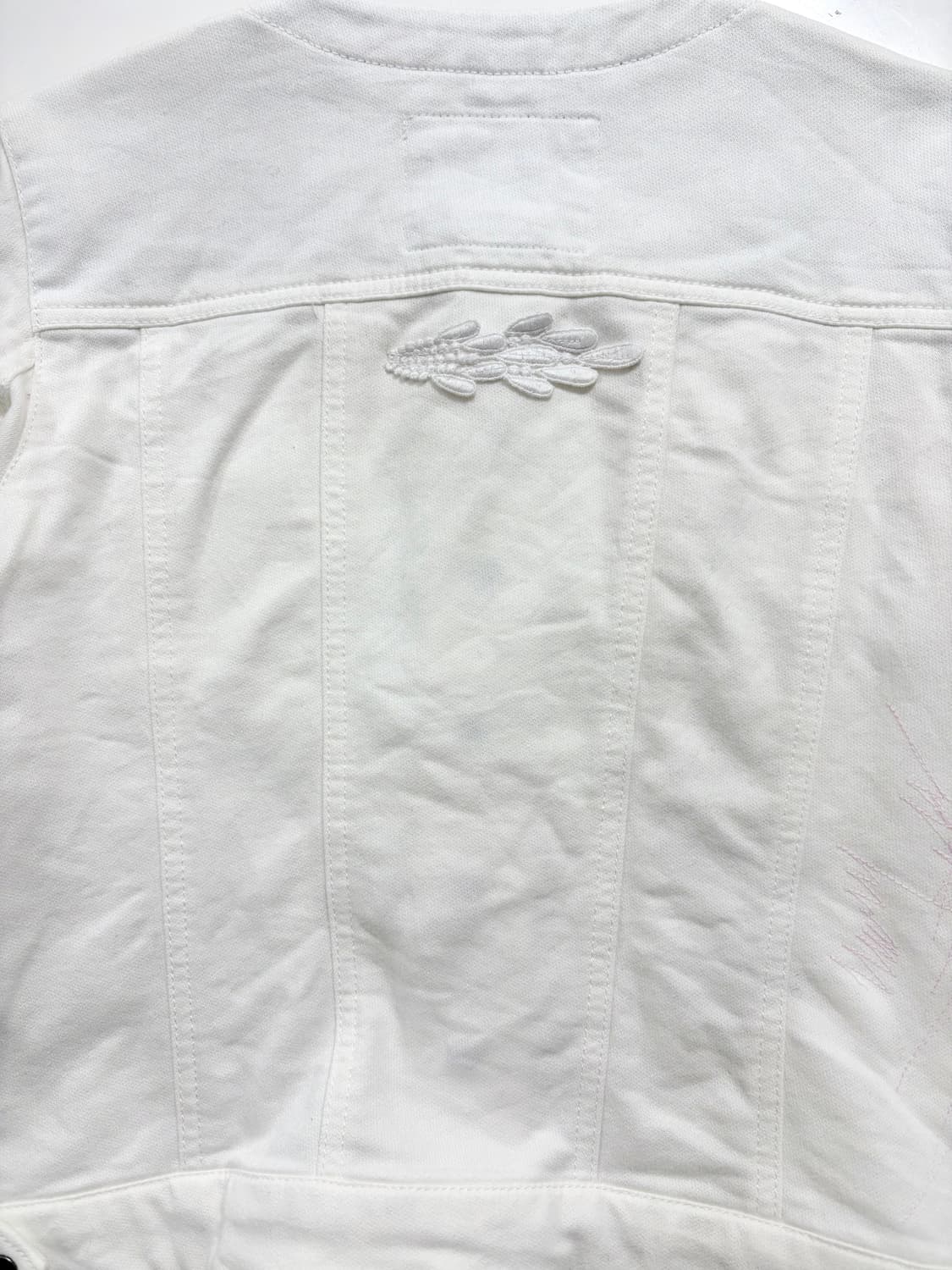 Handmarked White Denim Jacket 상품이미지8