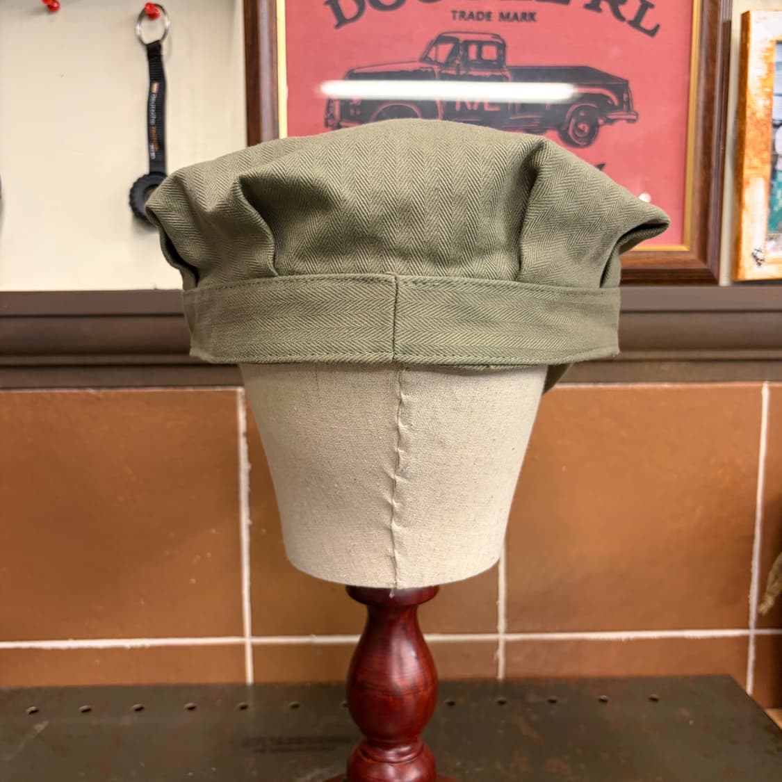 USMC 스타일 HBT 팔각모 캡 7 3/4 Size 미사용품 상품이미지5