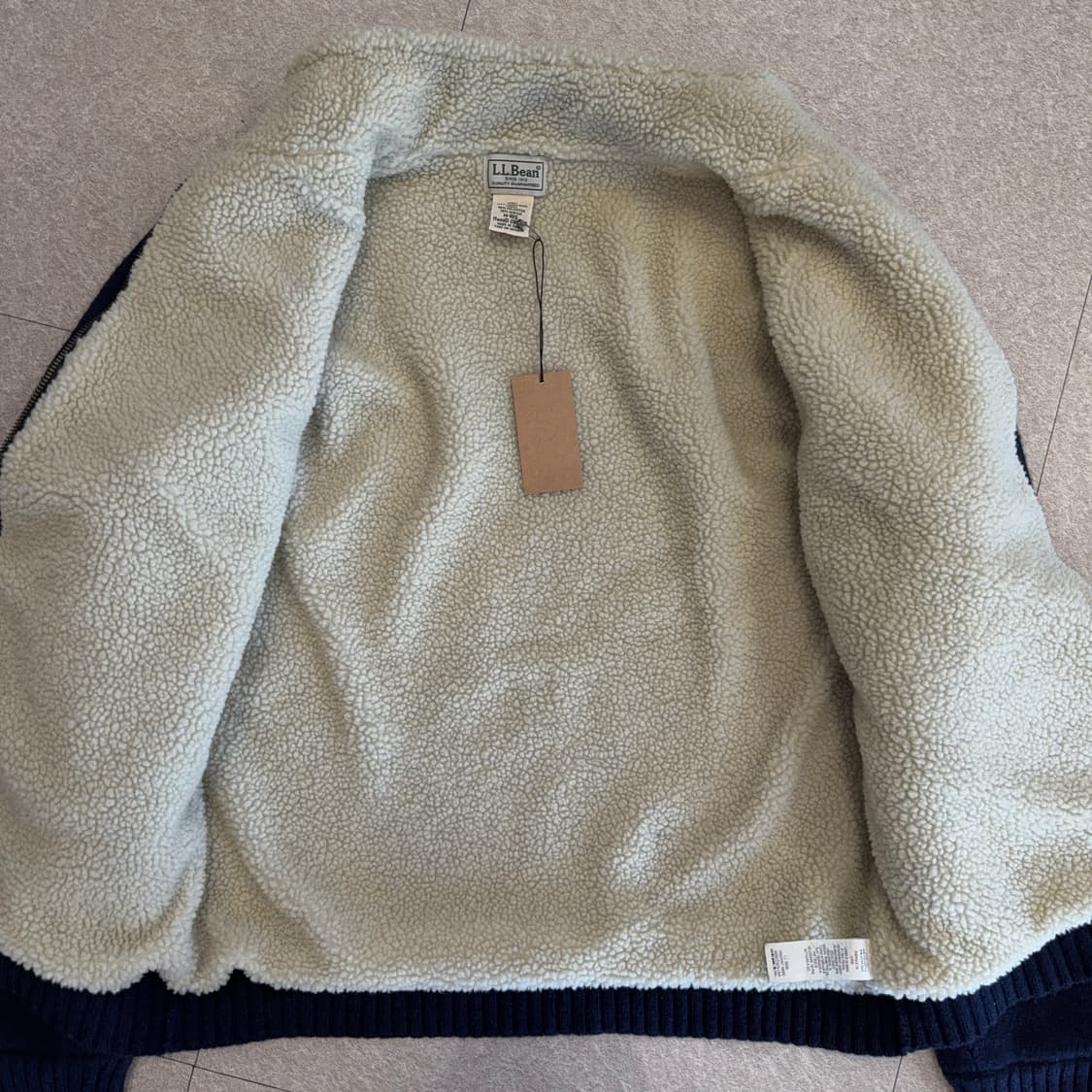 00s 엘엘빈 울 집업 니트 상품이미지4