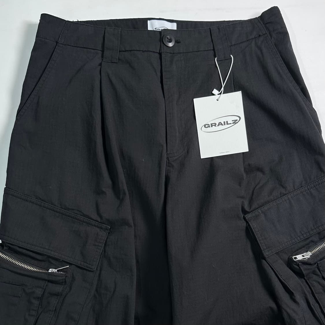 그레일즈 블랙 카고팬츠  상품이미지2