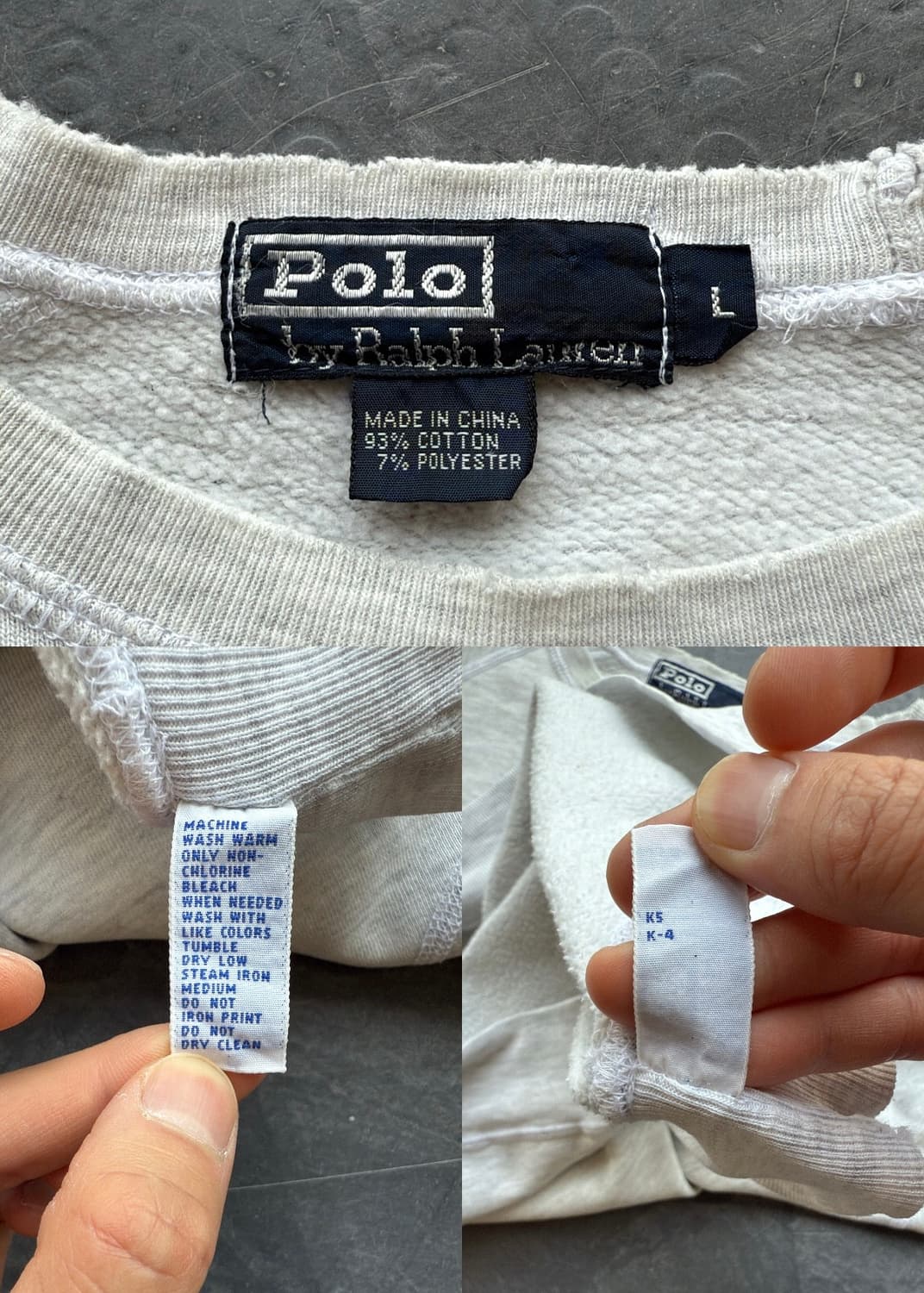 90s 폴로 베어 스웻셔츠 상품이미지5