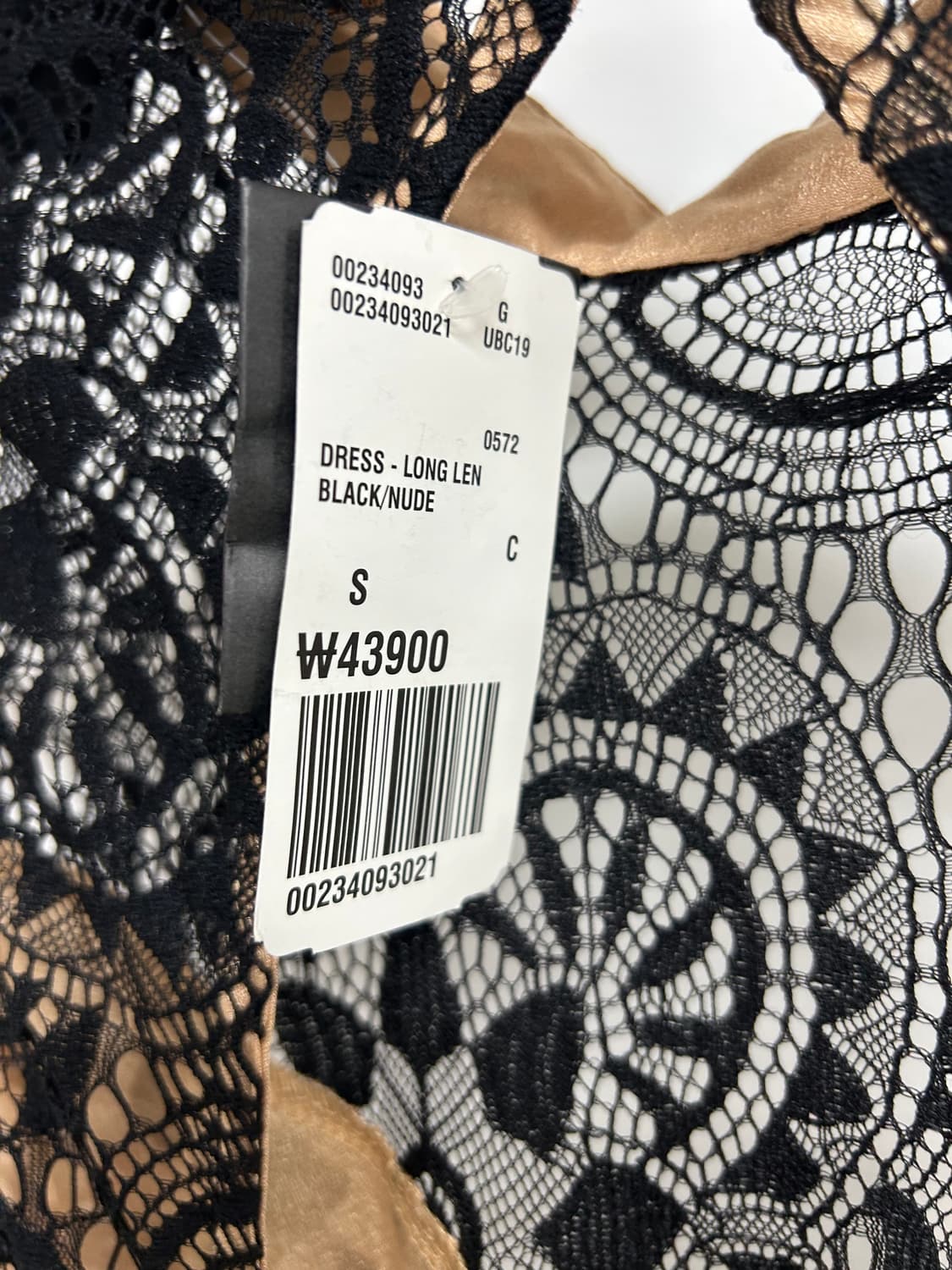 Forever 21 레이스 롱 드레스 블랙 S 상품이미지7