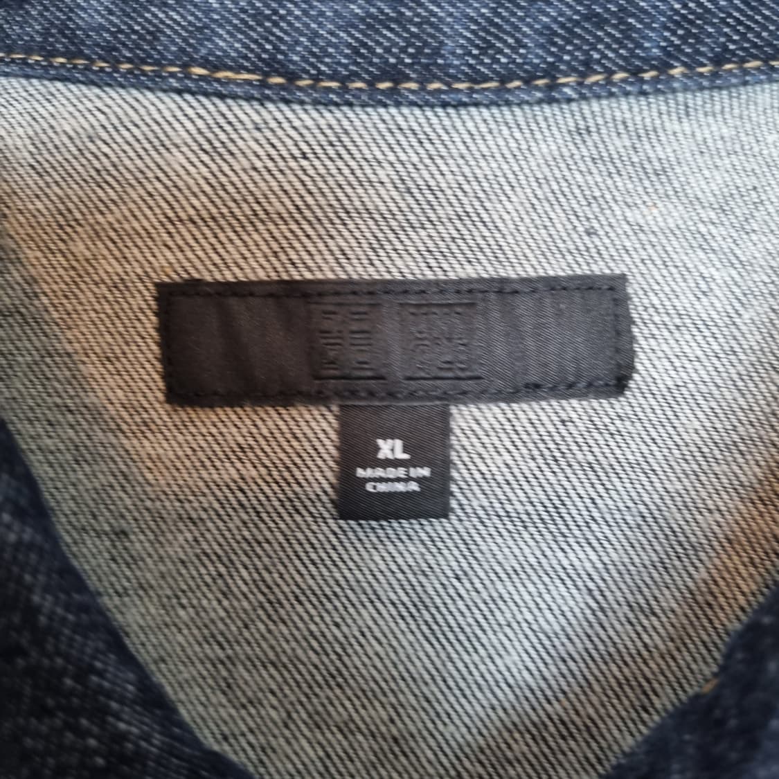 유니클로 인디고 데님 청자켓 XL 상품이미지4