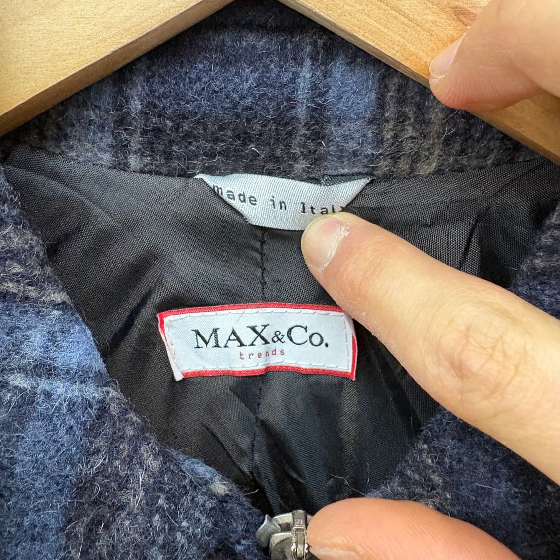 Max&Co. 체크 울 자켓 여/M 상품이미지4