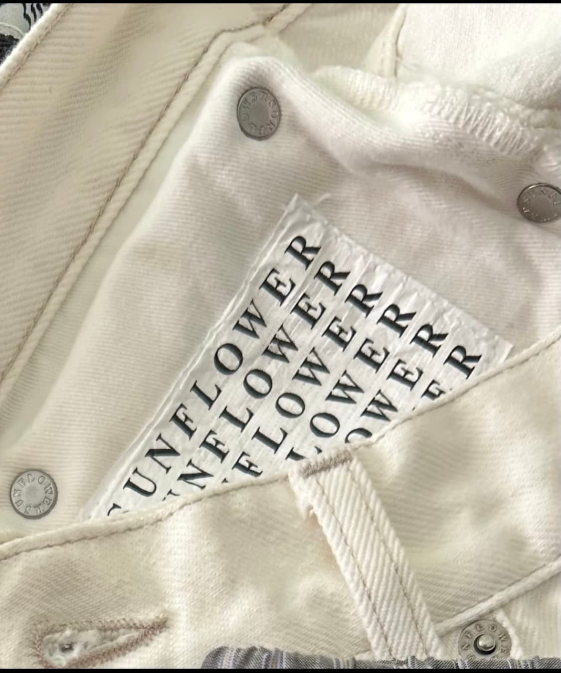 선플라워 와이드 트위스트데님 상품이미지1