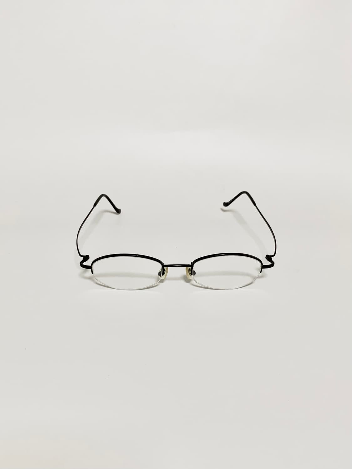 [픽키-473] 반무테 오벌 안경 경량 안경테 상품이미지2