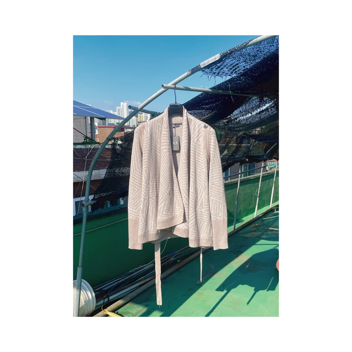 Maze Tie Open Cardigan 상품이미지1