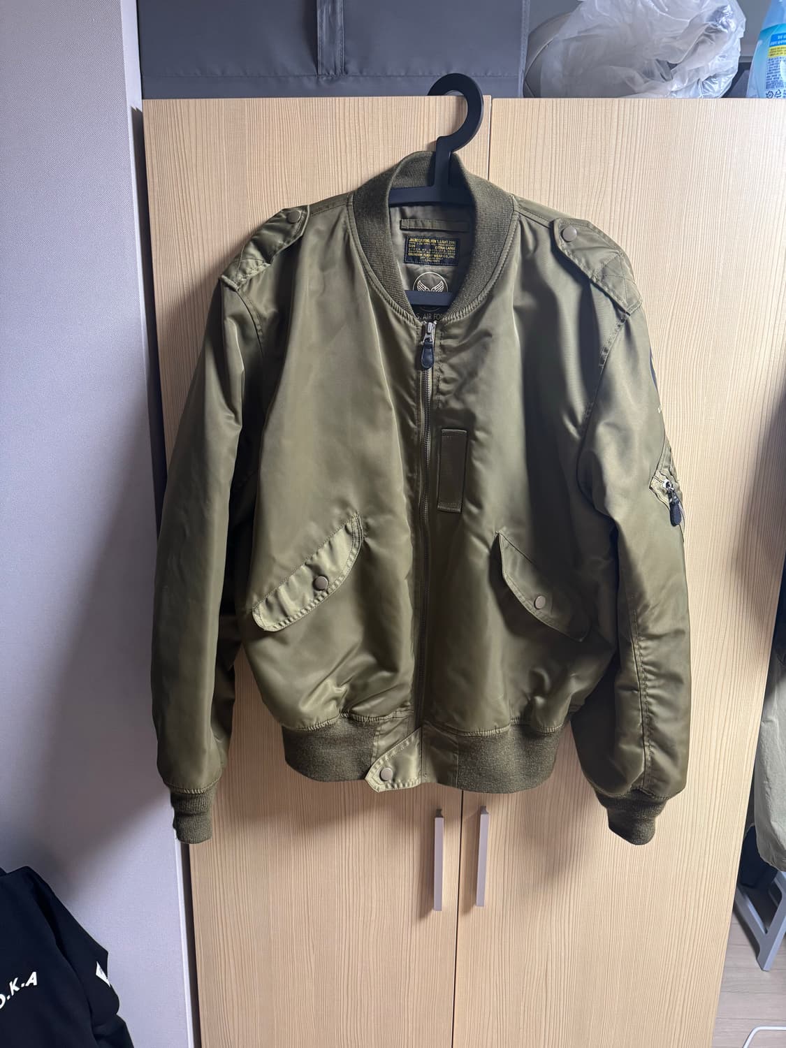 [XL] 브론슨 L2 ma1 항공자켓 카키 상품이미지1