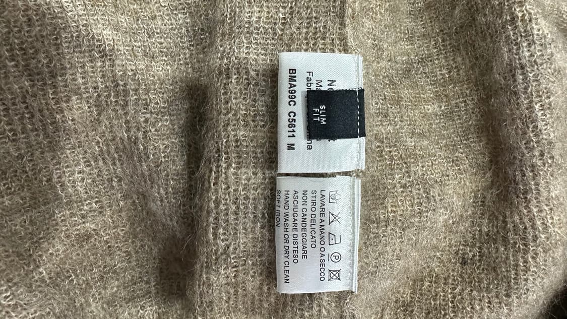 닐바렛 베이지 니트 M 정품 상품이미지3