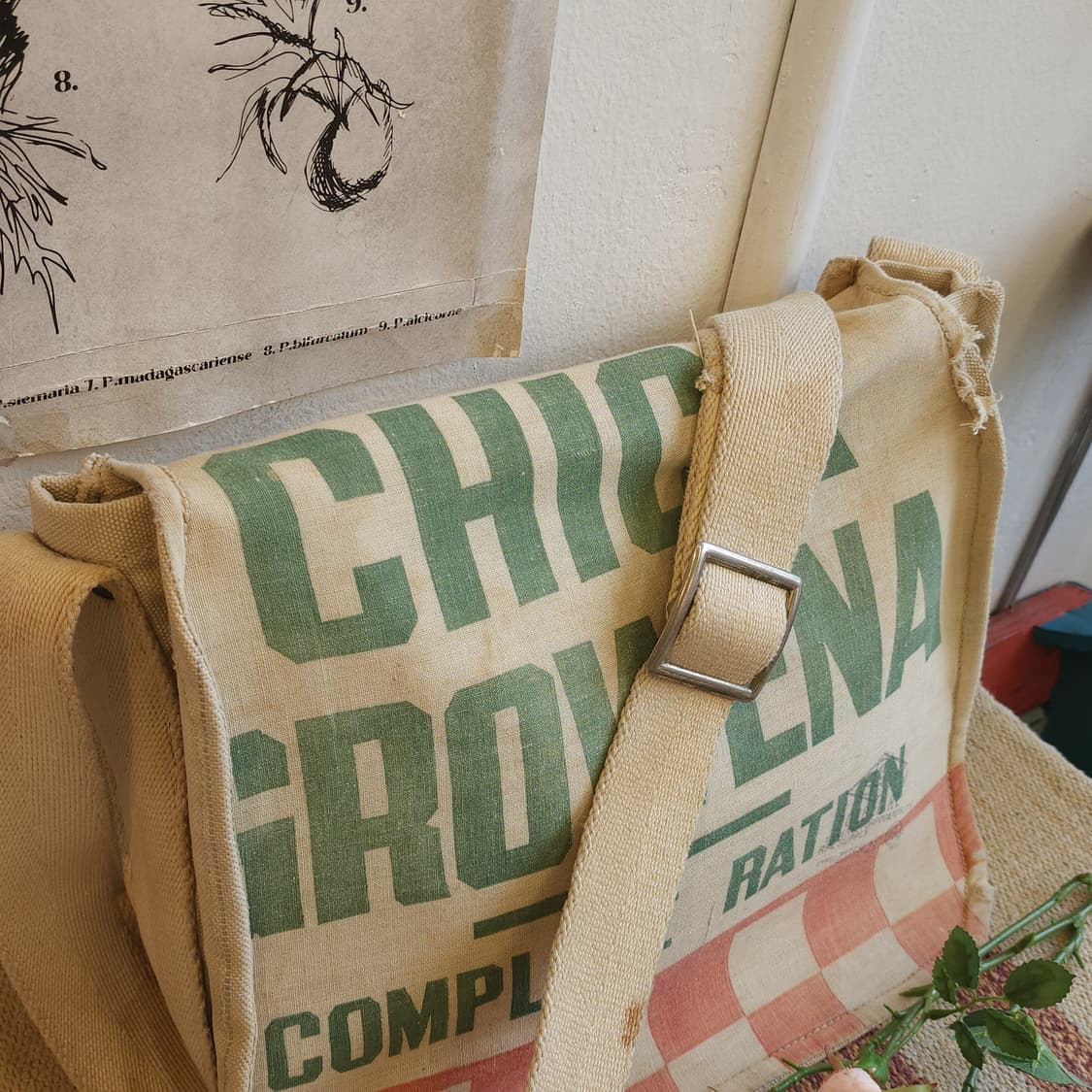 폴로 더블알엘 빈티지 패브릭 캔버스 메신져백 rrl 가방 상품이미지3