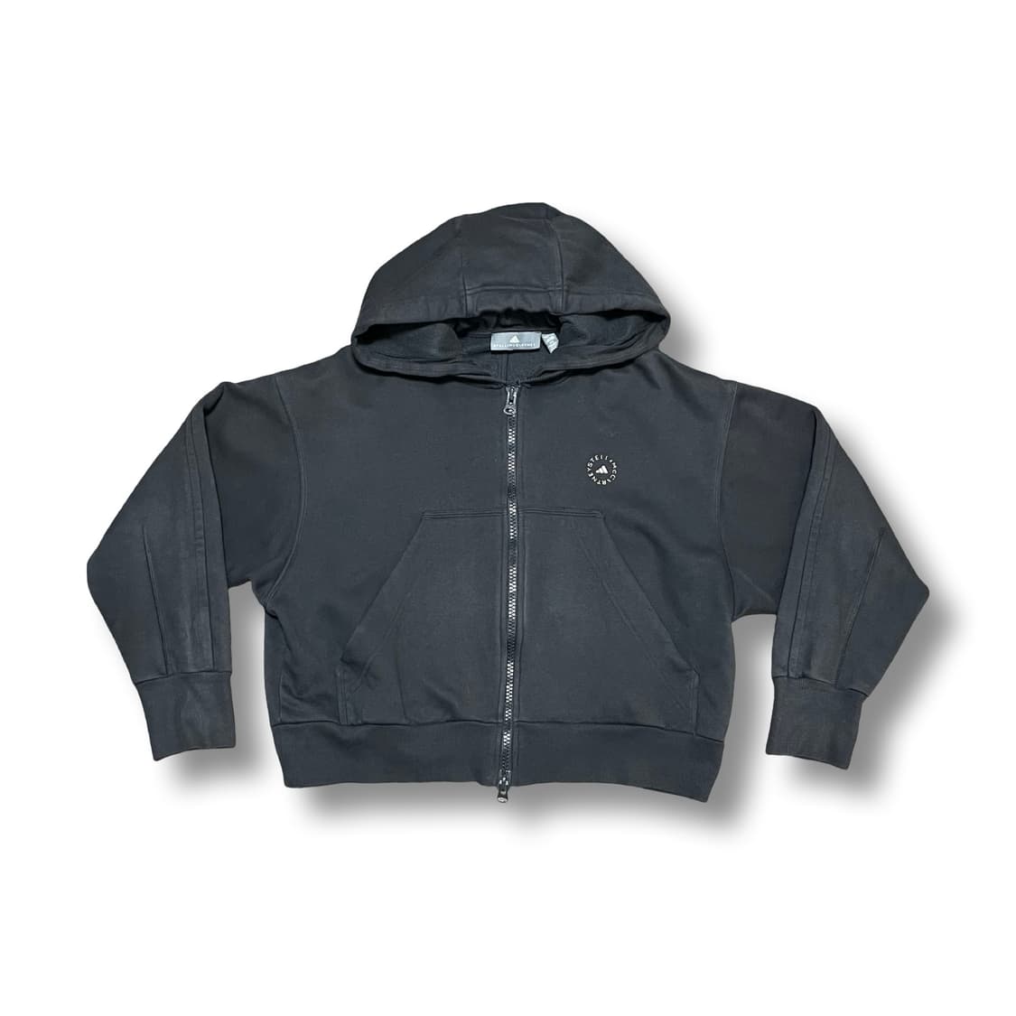 [XS] 아디다스 스텔라 맥카트니 크롭 후드집업 상품이미지1