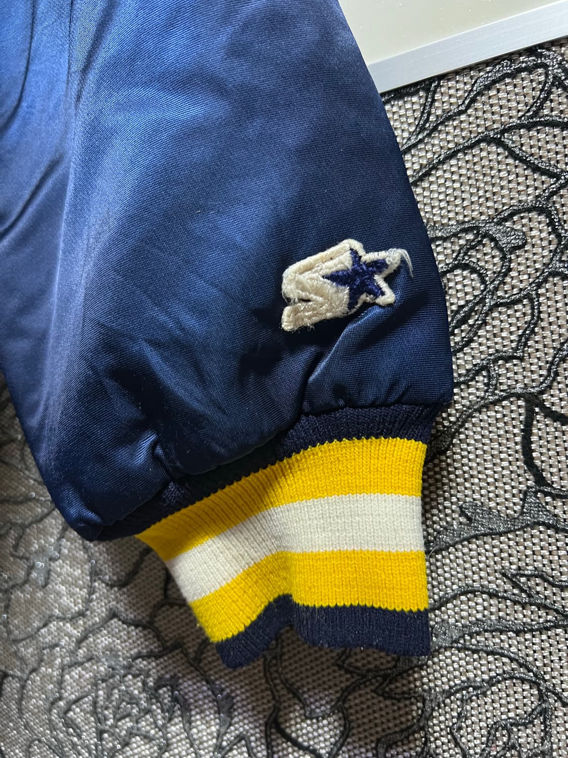 빈티지 스타터 노트르담 바시티 자켓 상품이미지3