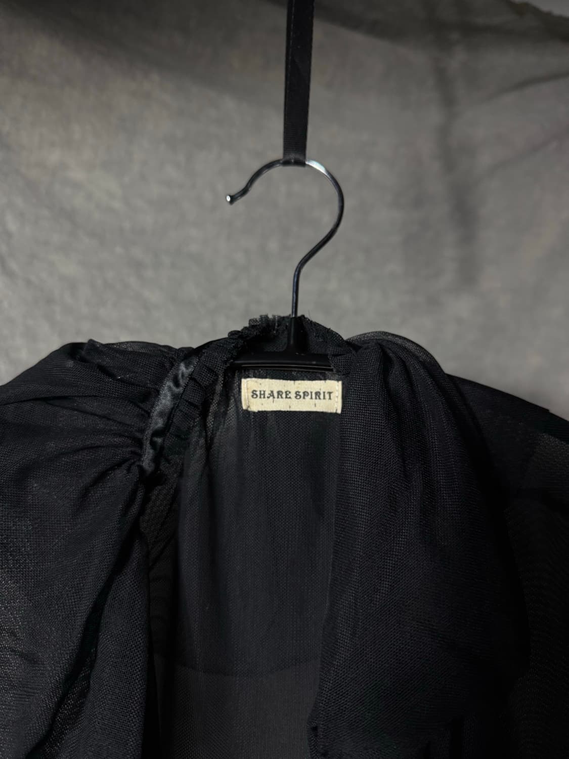 SHARE SPIRIT Sheer Mesh Frill Jacket 상품이미지3