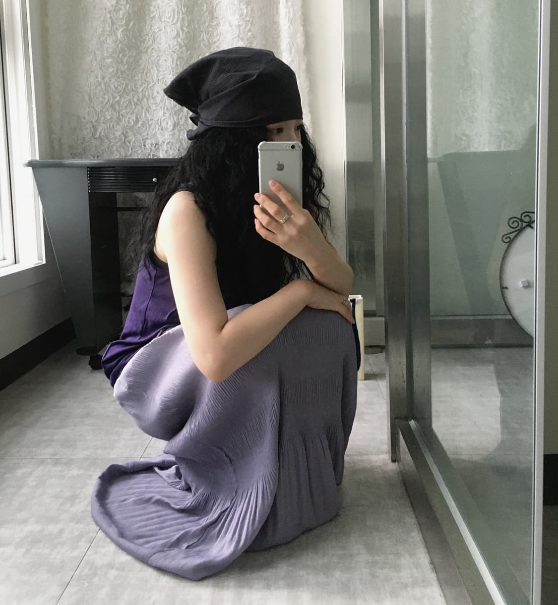 shirring long skirt 상품이미지2