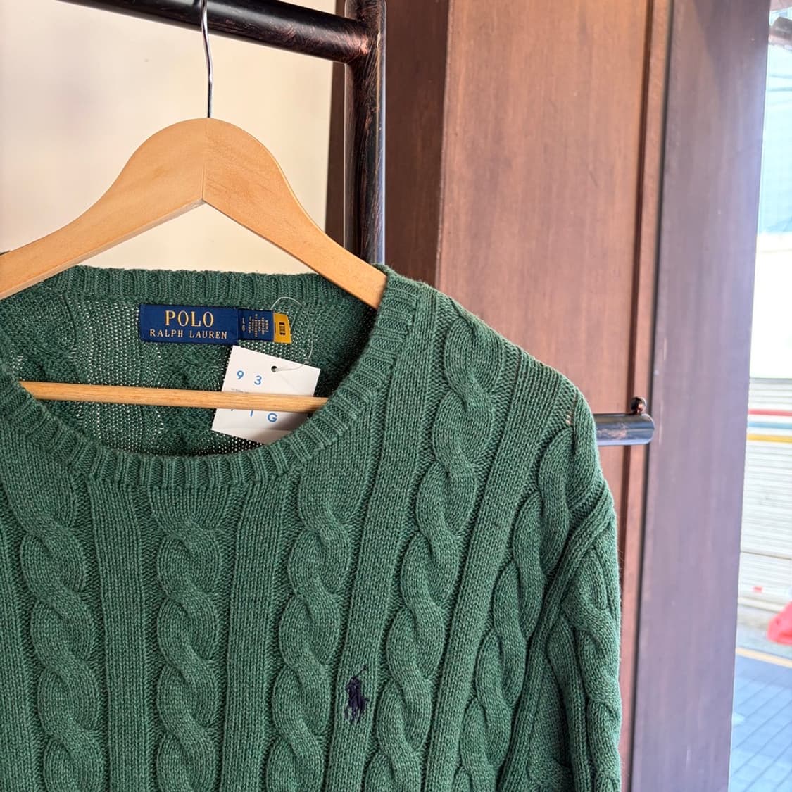 15210 - 폴로 랄프로렌 그린 케이블 니트 상품이미지3