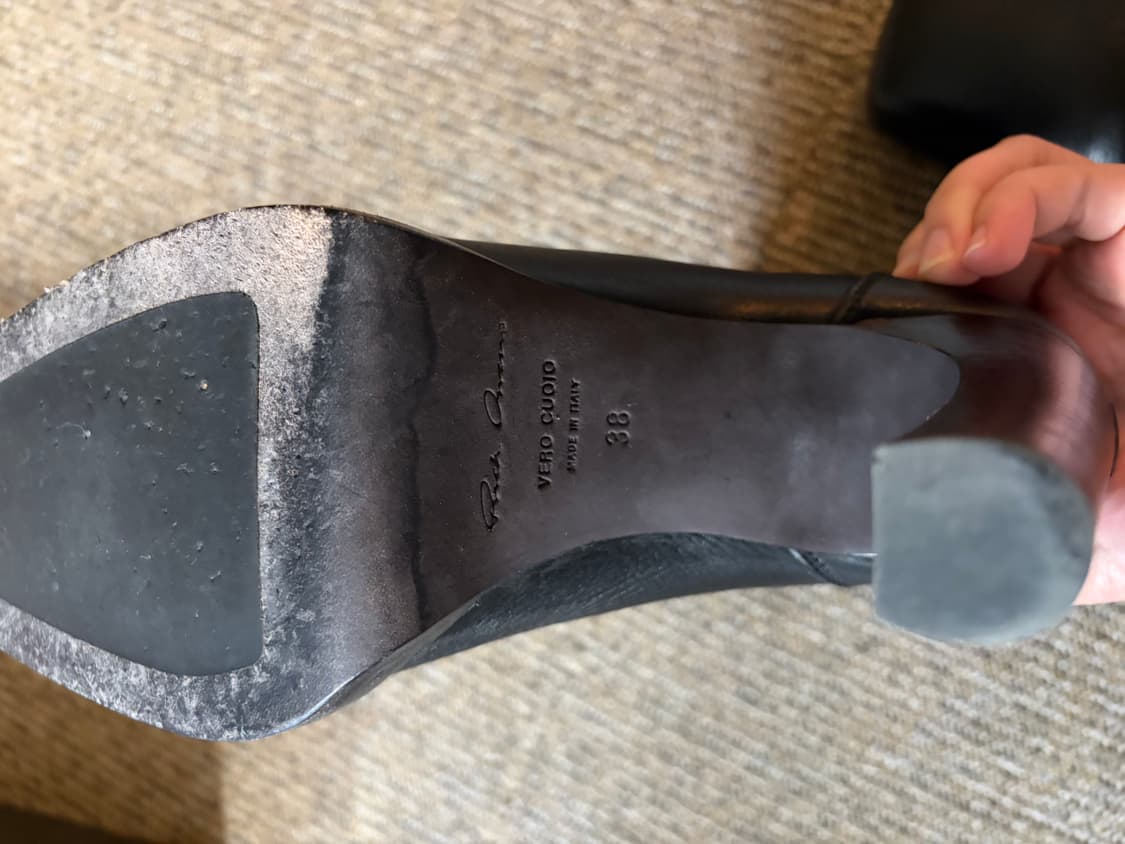 릭오웬스 스퀘어토 앵클 부츠 상품이미지5