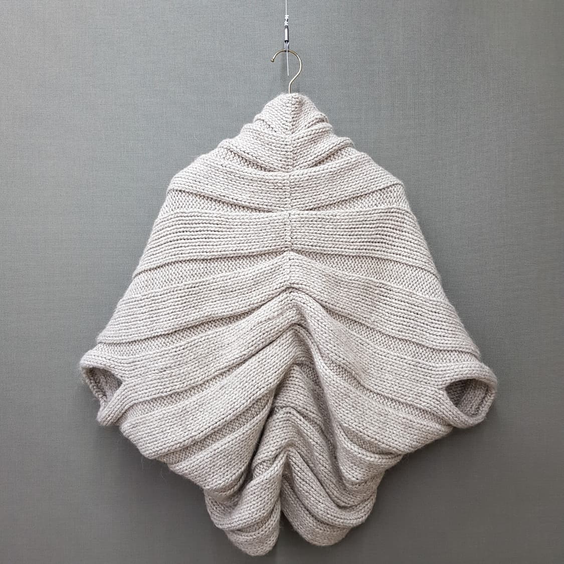 랑방 울 핸드니트 볼레로 숄 가디건 S사이즈 상품이미지4