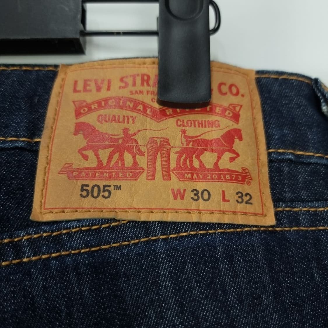 [리바이스] 505 생지 인디고 데님 팬츠 청바지 M19986 상품이미지8