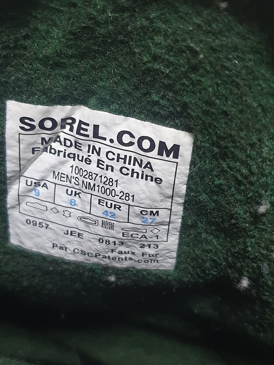 소렐 카리부 방한 부츠 270~275 상품이미지10