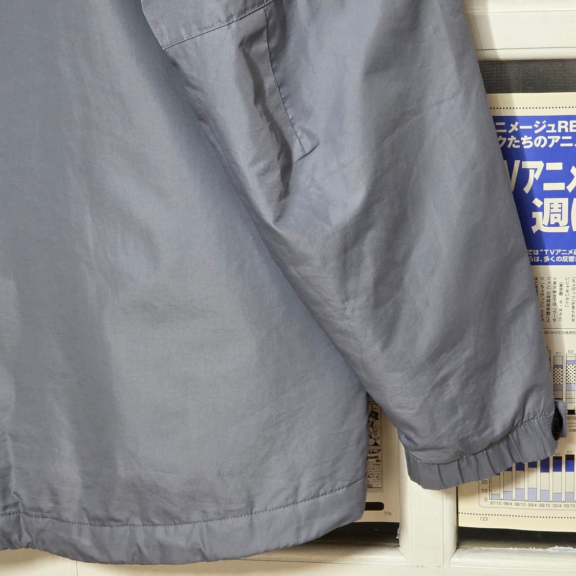 나이키 블루 그레이 누빔 바람막이 자켓  상품이미지8