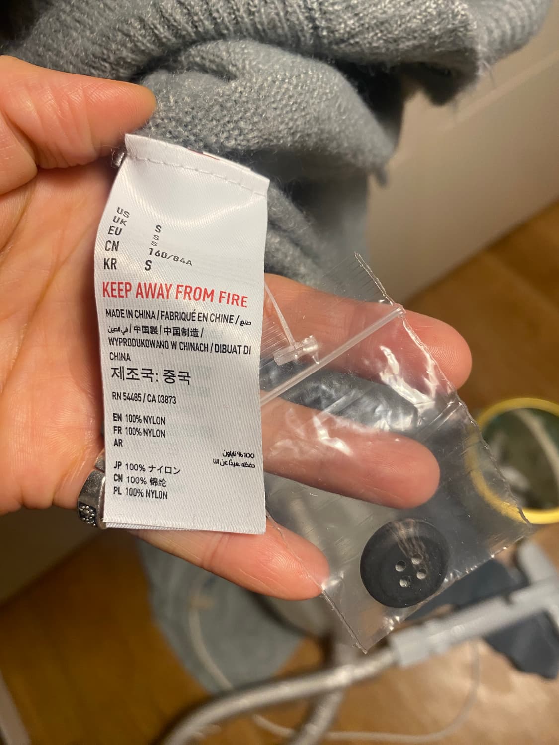 American Eagle Outfitters 회색 가디건 S(새상품) 상품이미지6