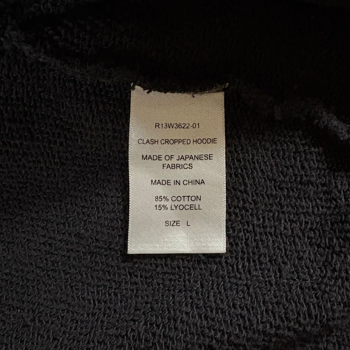 R13 Clash Cropped Hoodie 상품이미지5