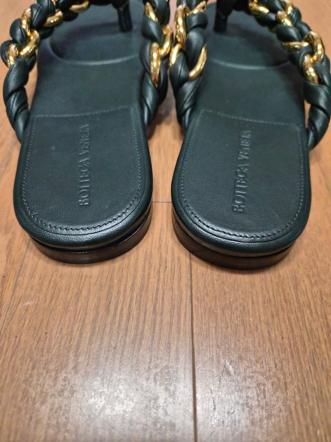 (정품) 보테가베네타 나파가죽 슬리퍼 36.5 (명품 샌들 여자 신발) 상품이미지3