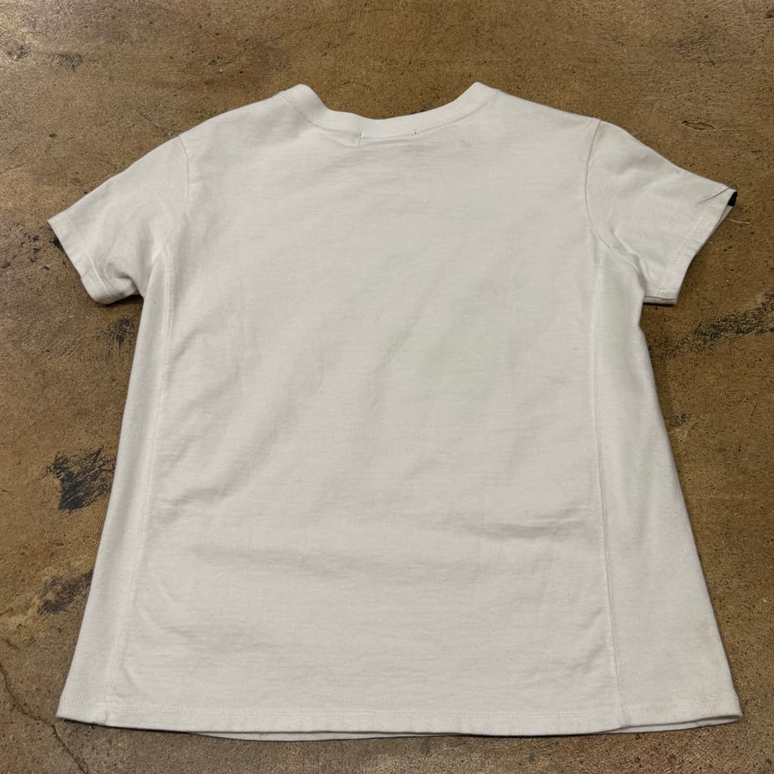 베이프 베이피 화이트 큐빅 반팔 티셔츠 상품이미지3