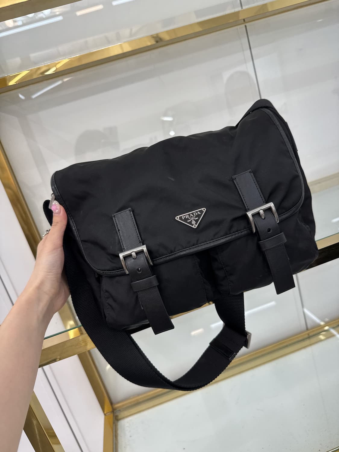 프라다 더블 메신저백 정품 (급처 후 판매 안되면 글 내림) 상품이미지1