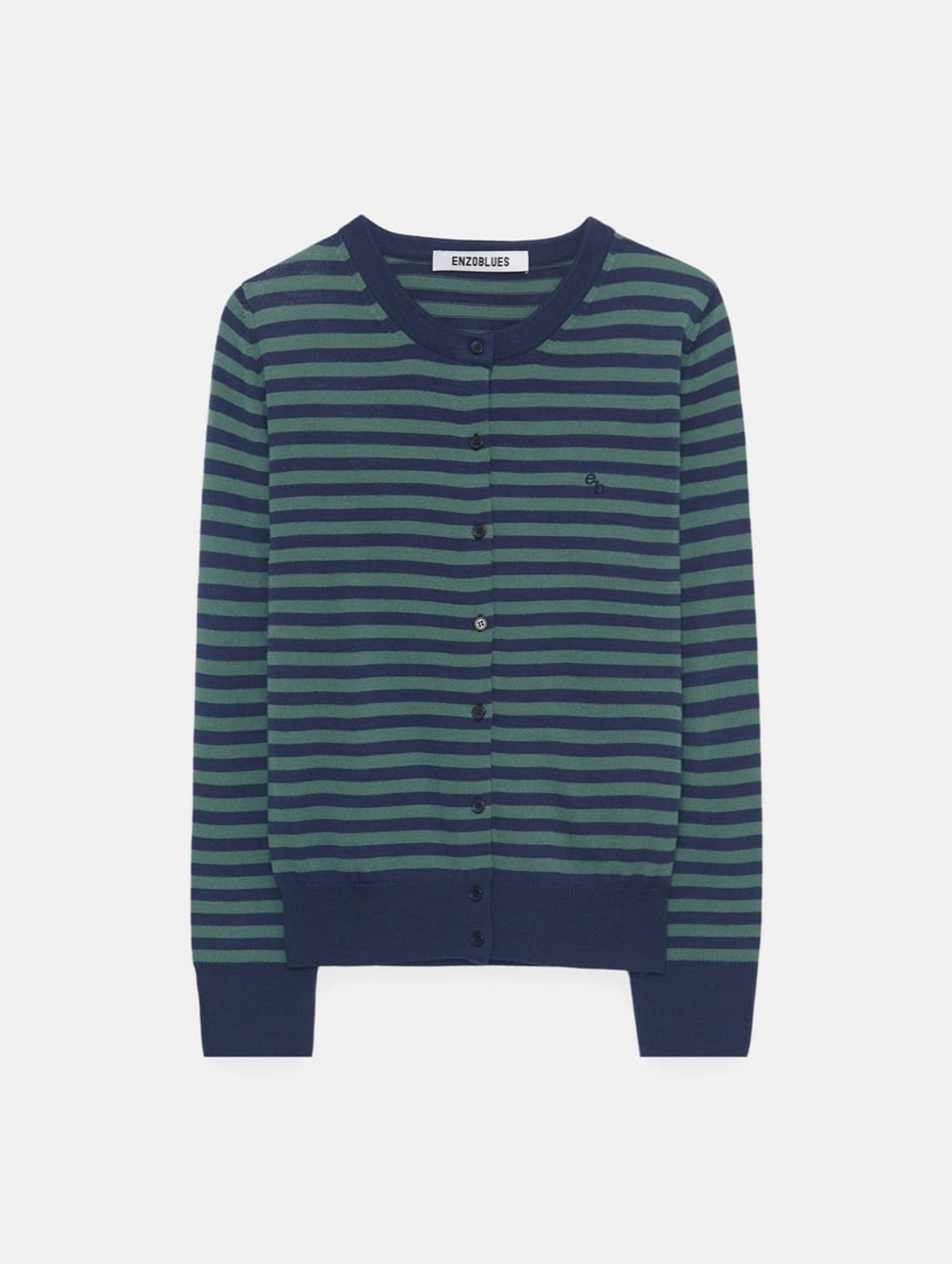 엔조블루스 스트라이프 클래식 가디건  상품이미지1
