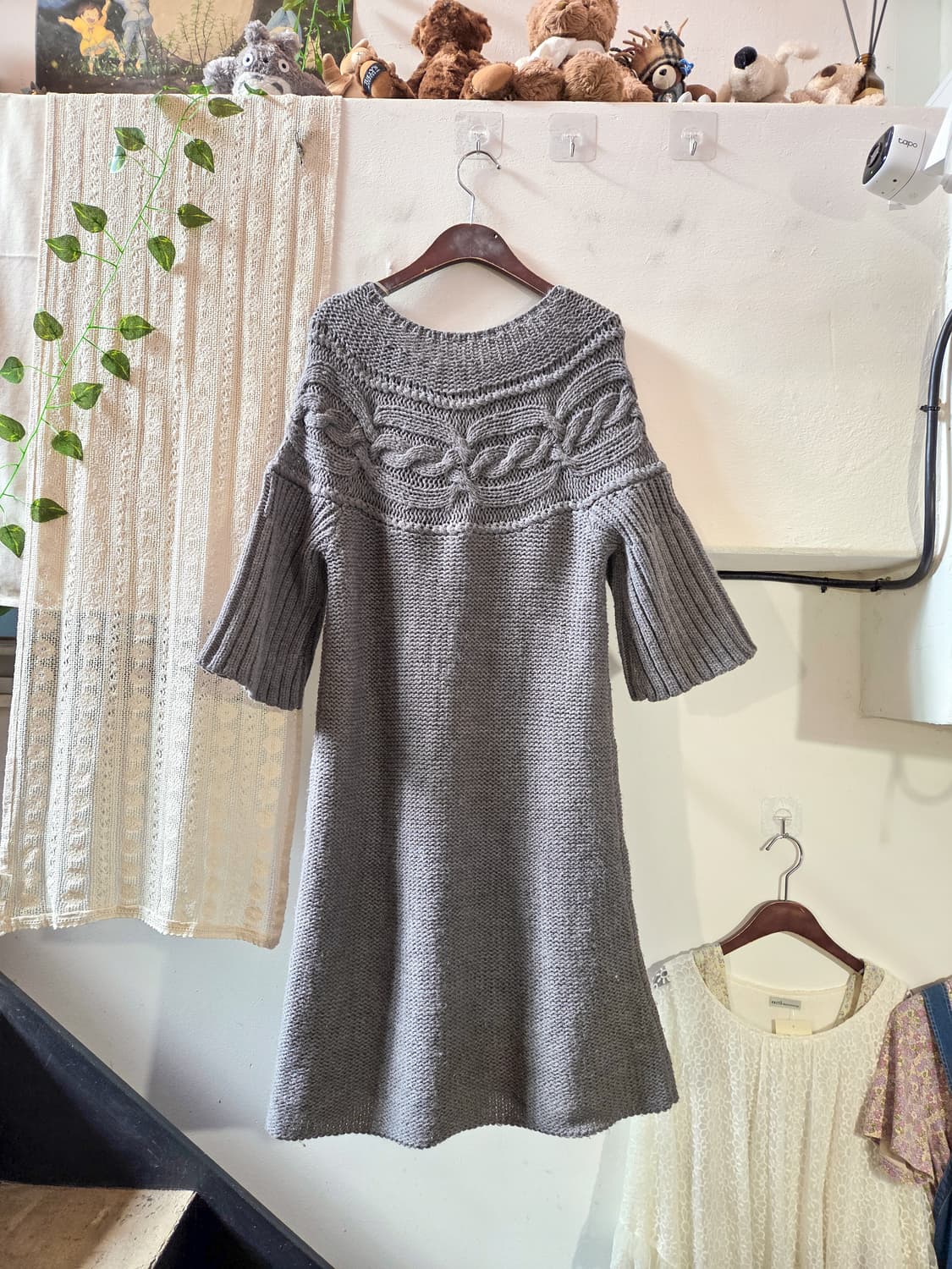 울 니트 원피스 상품이미지5