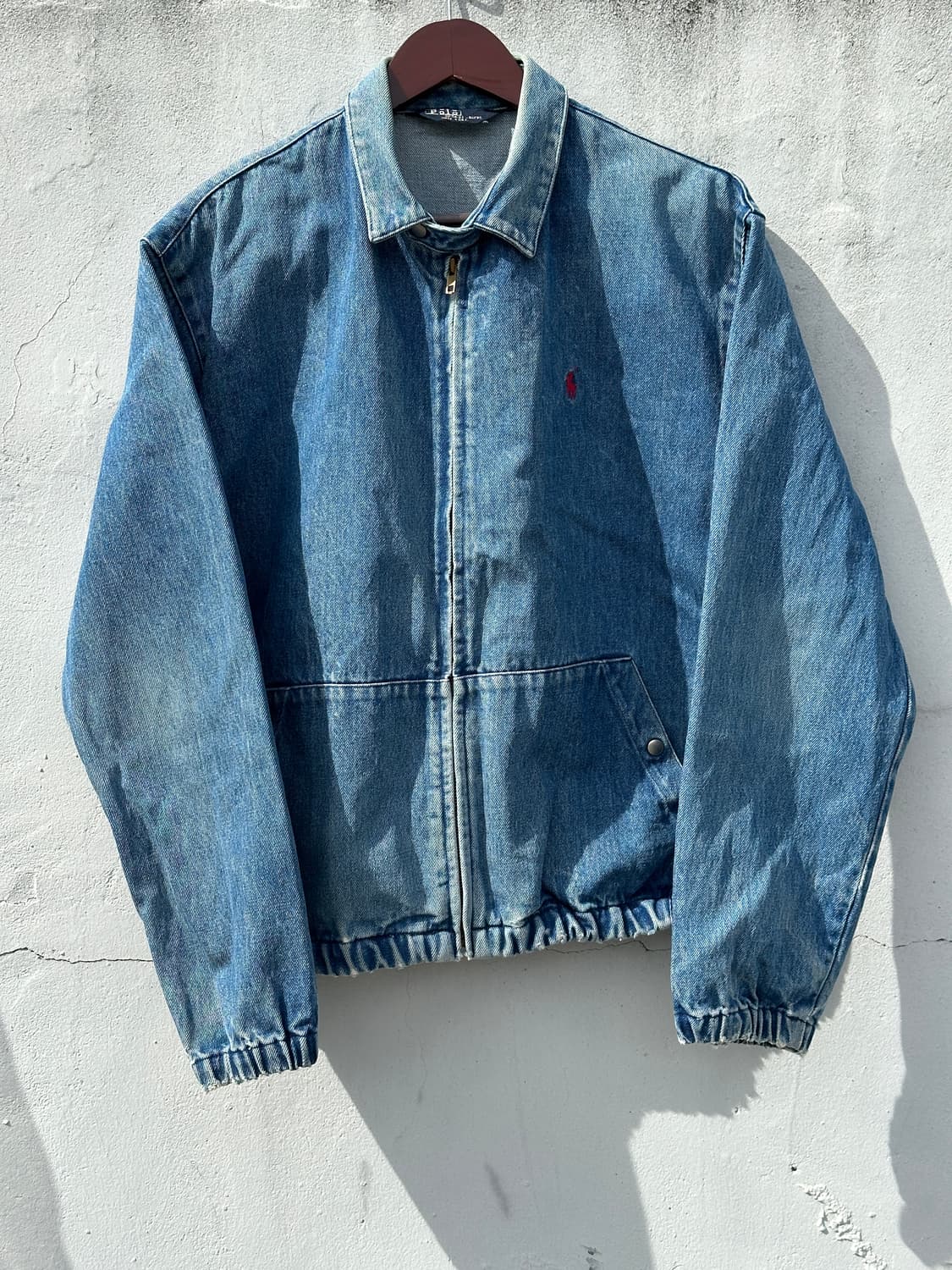 [M-L] 80s 폴로 랄프로렌 데님 블루종 자켓 USA made 상품이미지1