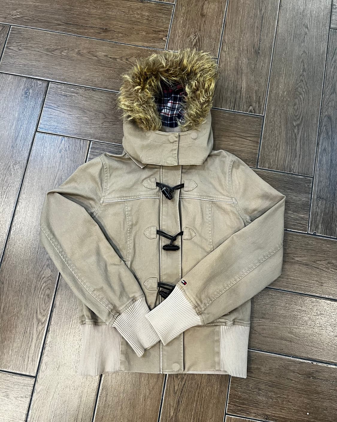 🏳️타미 퍼후드 코트자켓 코디🏳️ 상품이미지5