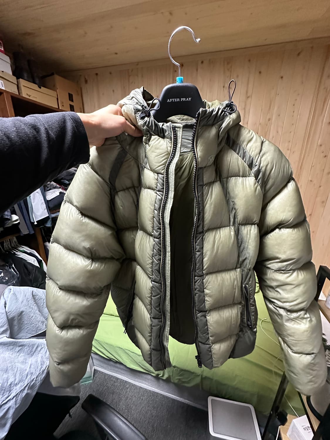산산기어 헤비웨이트 다운 자켓 제이드 - 22FW 상품이미지2