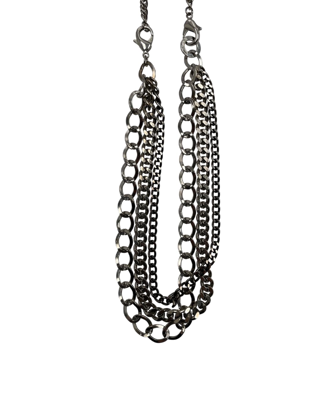 헬무트 랭 쓰리 체인 네크리스 with 데님 파우치 상품이미지7