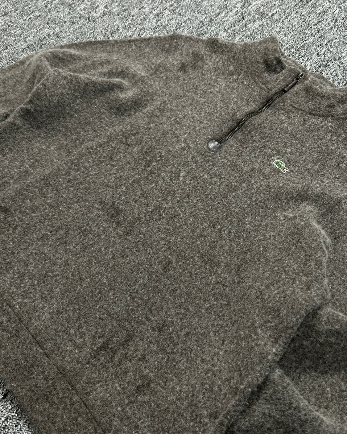 라코스테 브라운 하프집업 니트  상품이미지3