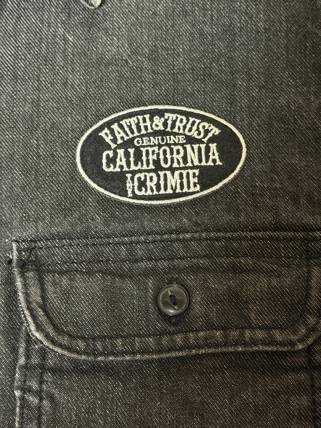 (M)일본 빈티지 데님셔츠 상품이미지4