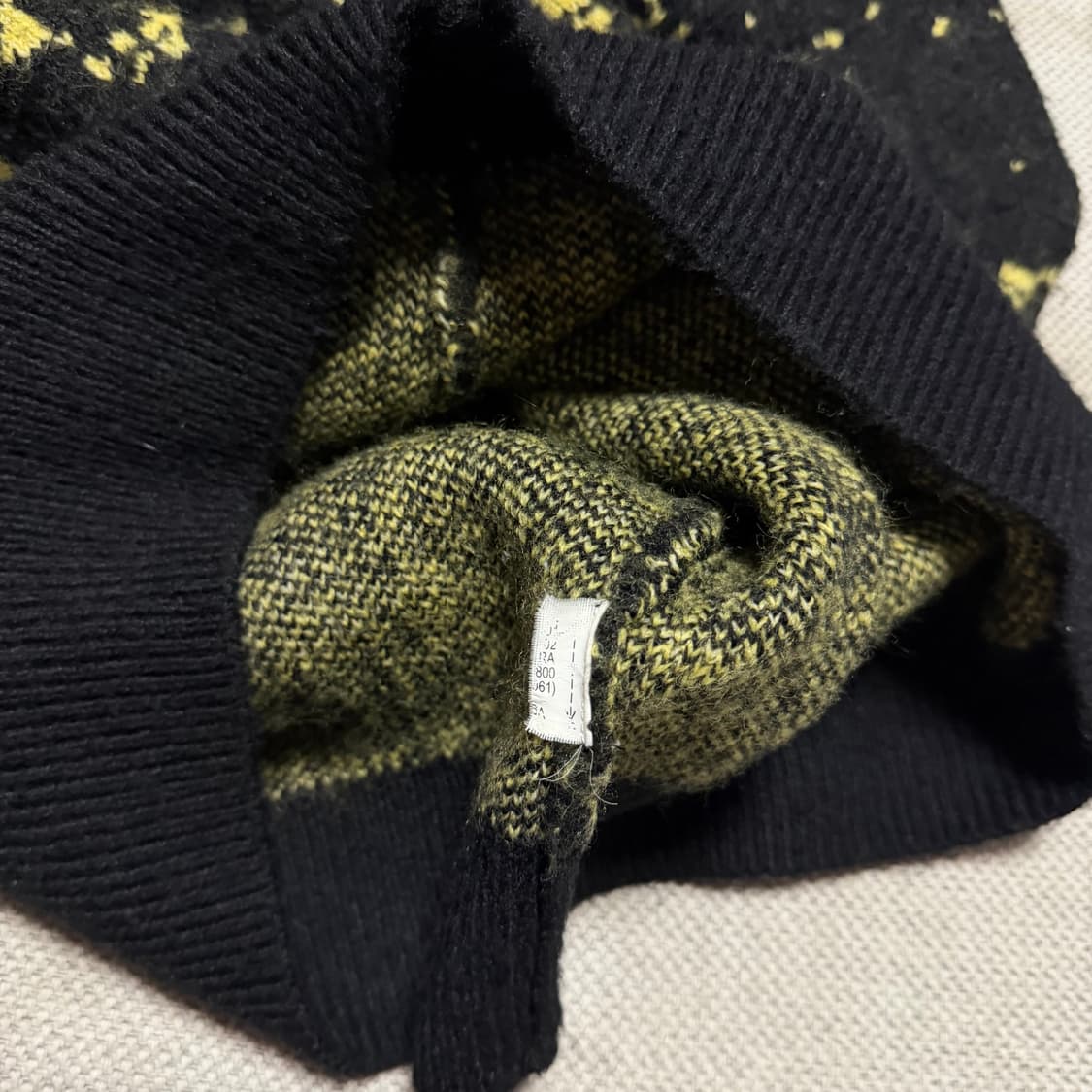 자라(JARA) 패턴 울 니트 상품이미지3