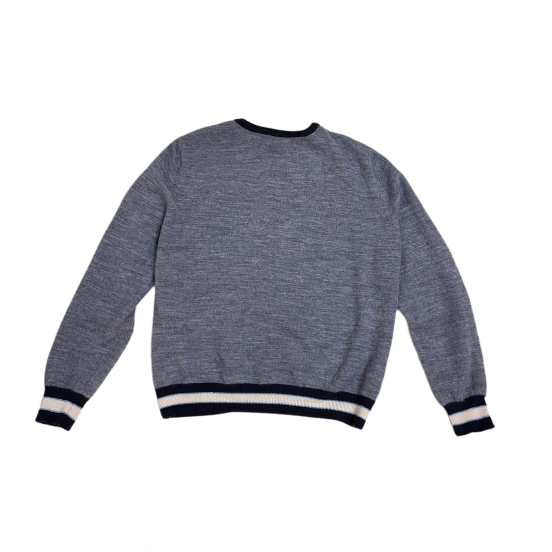 빈티지 그레이 스팽글 체크 패턴 가디건 상품이미지4