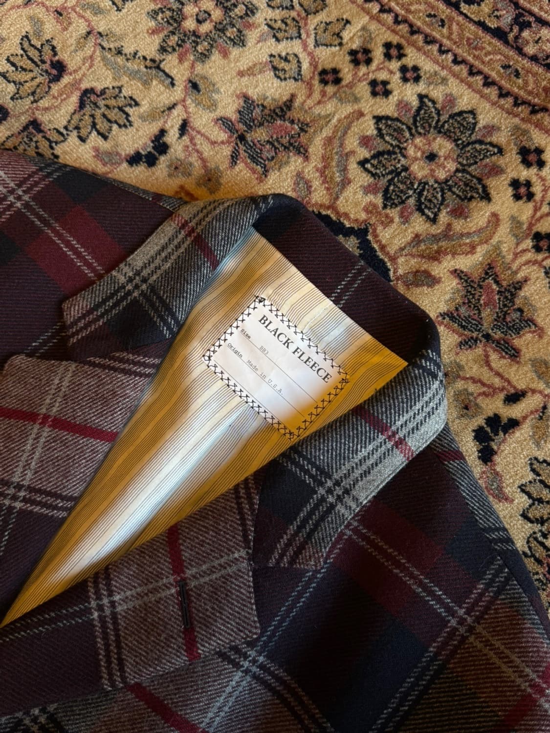 브룩스 브라더스 블랙플리스 체스터필드 코트 100 상품이미지3