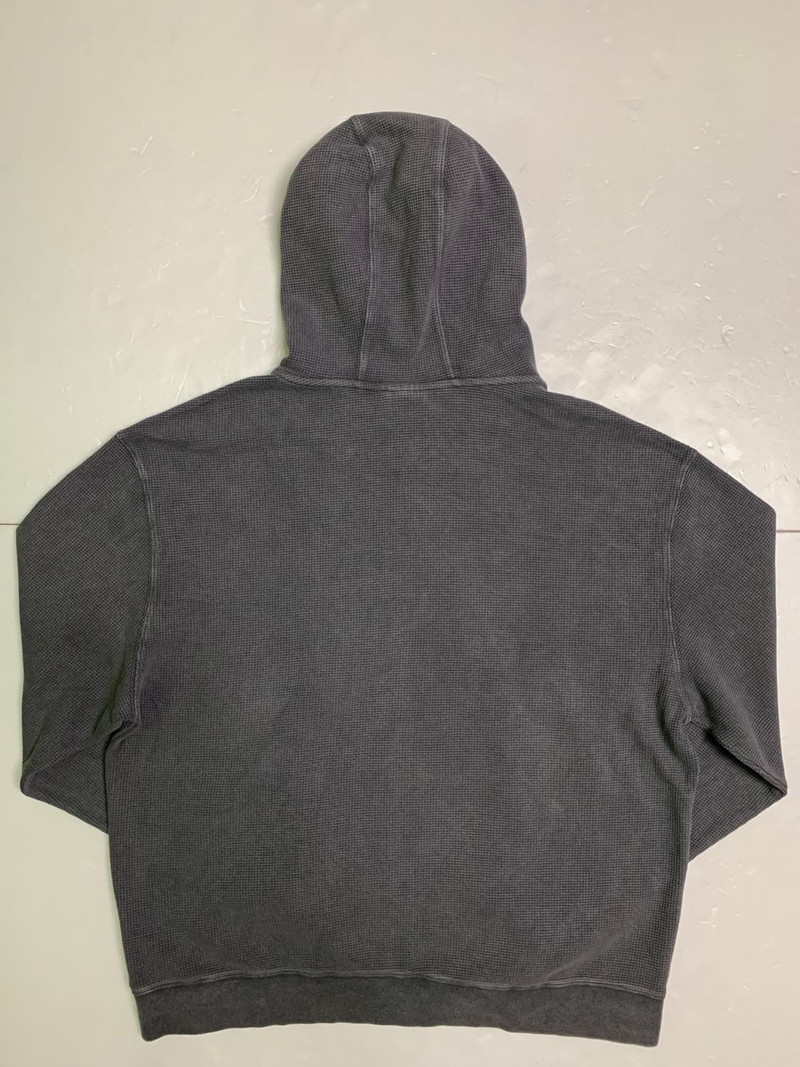 에드하디 워시드 와플 써멀 후드집업 상품이미지8