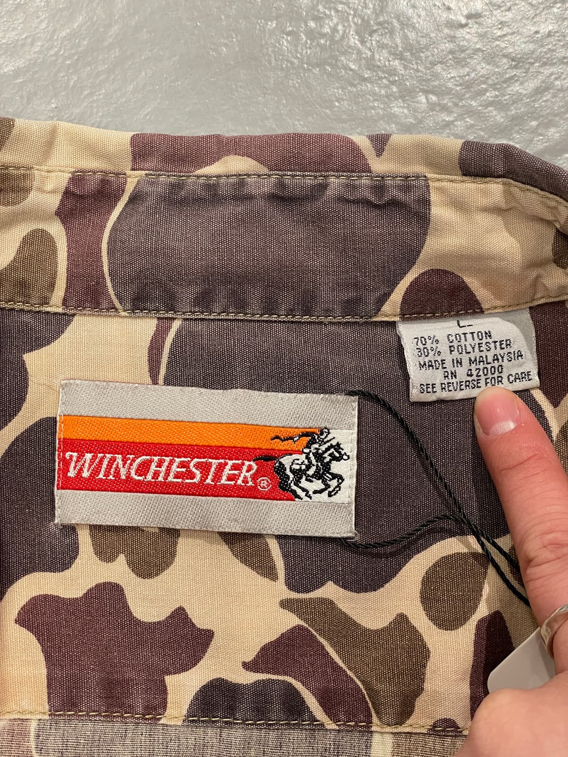 빈티지 덕 카모플라주 셔츠   상품이미지7