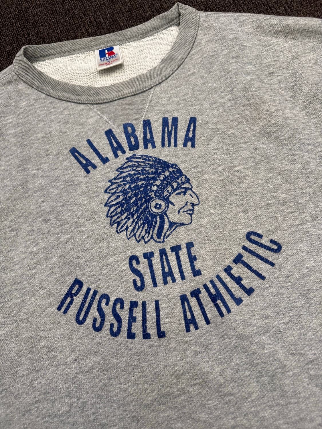 L)러셀 빈티지 인디언 프린팅 스웻셔츠 상품이미지3