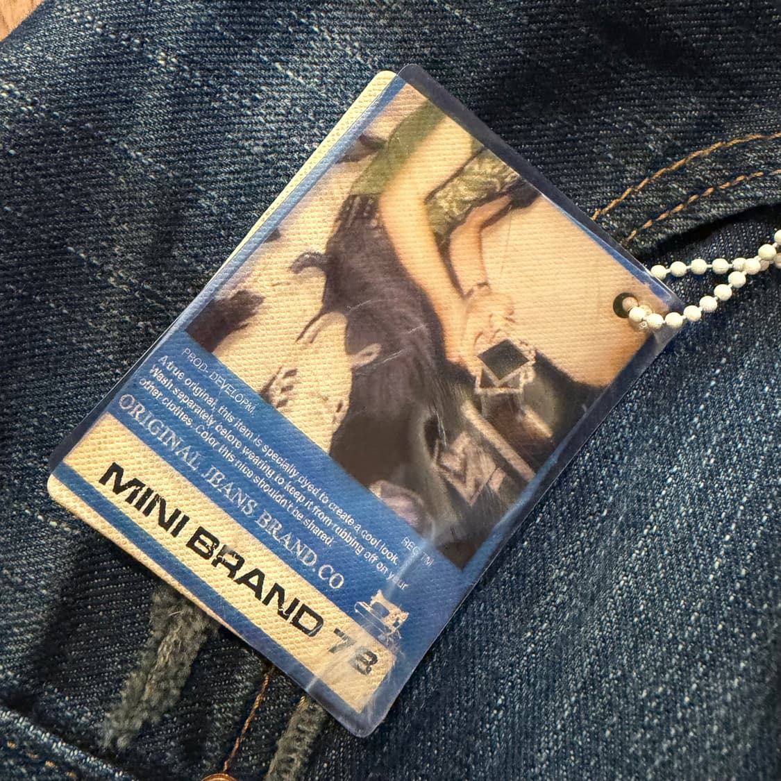MINI Brand 78 워싱 데미지 데님팬츠 XL 상품이미지5